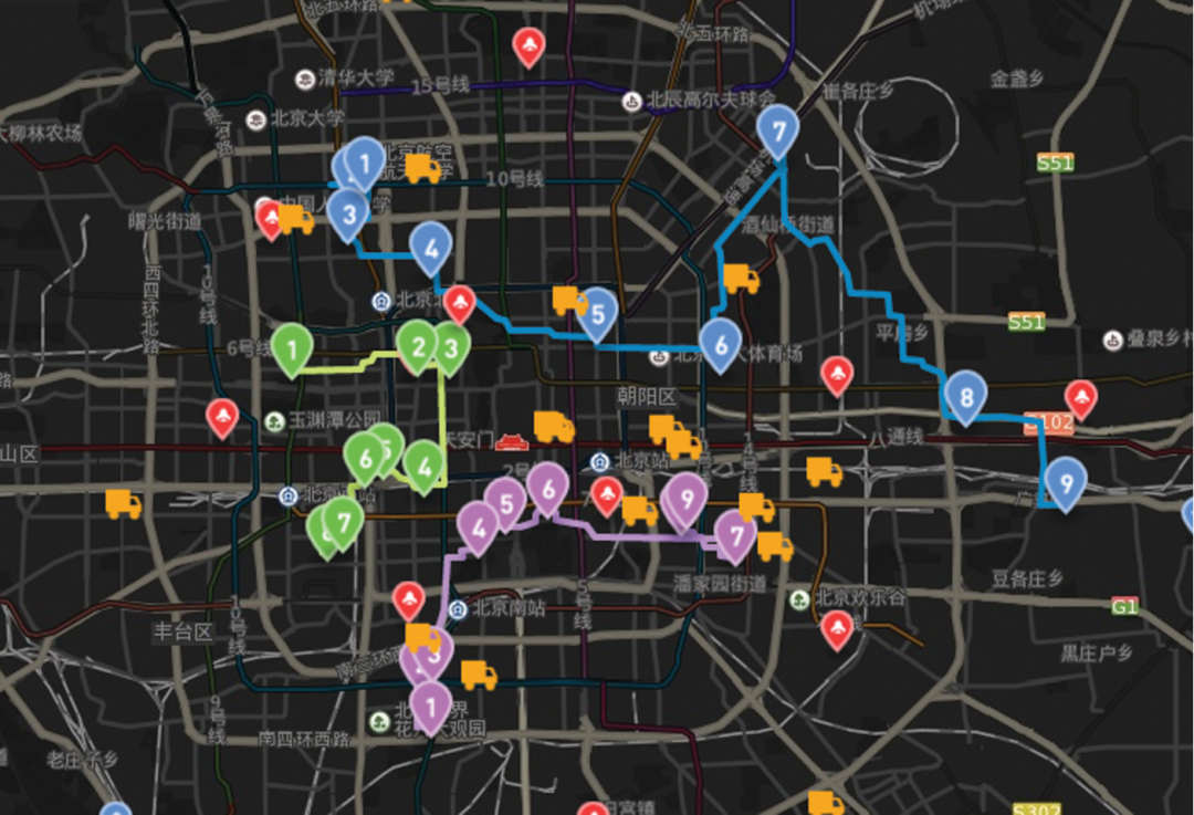 Urban Delivery Route Planning Service during Covid-19 Pandemic Lockdown